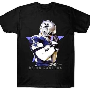 Dallas Cowboys Deion Sanders Tee Shirt New